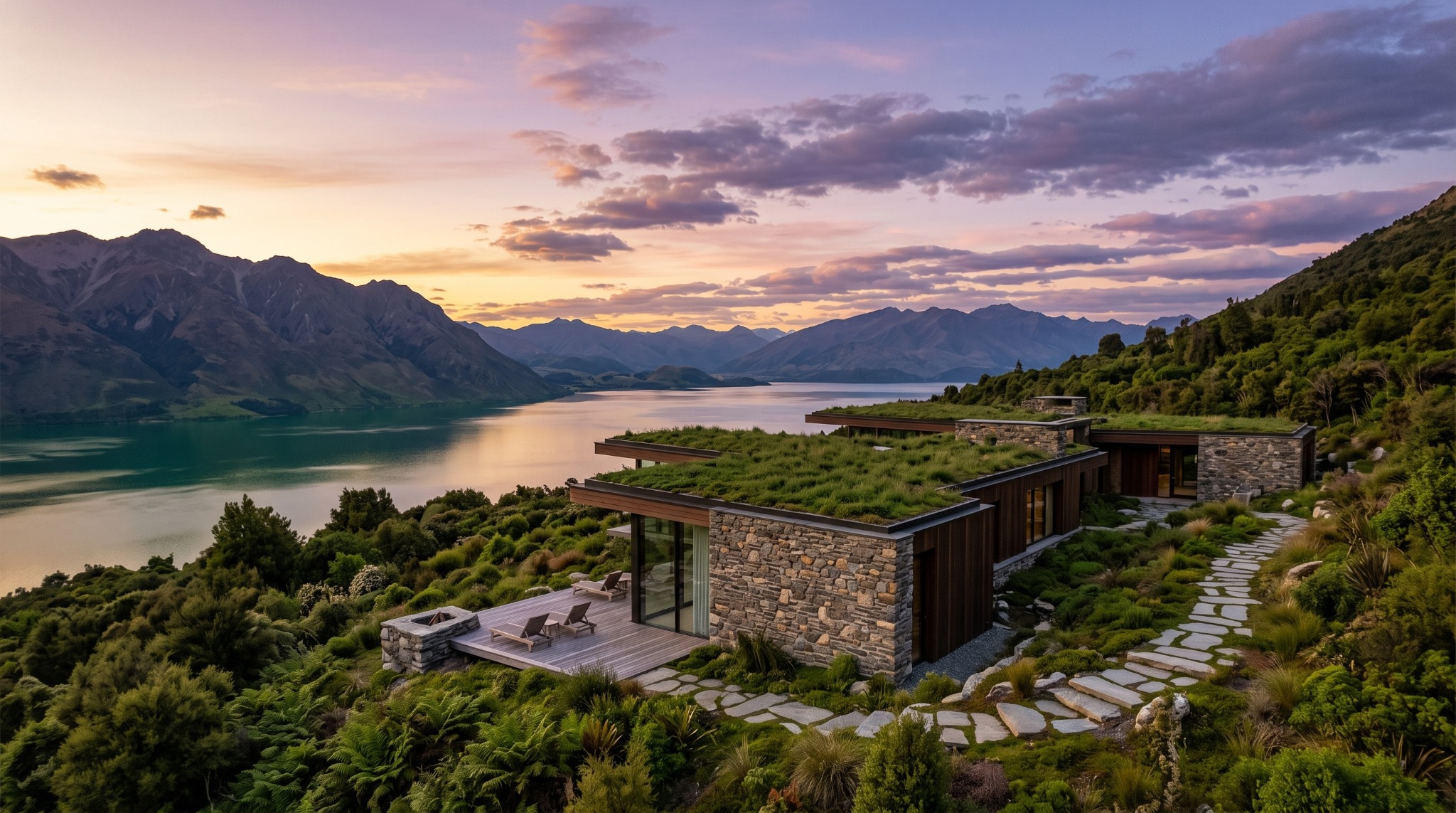 Imagem editorial: Quando arquitetura e natureza viram parte da hospedagem